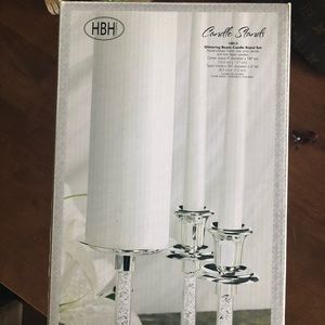 Set of 3 candlestick holders